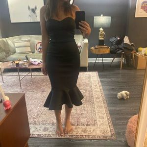 Asos strapless dress